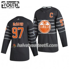 Lasten NHL Edmonton Oilers Pelipaita Connor McDavid 97 Harmaa 2020 NHL All-Star Adidas Authentic 